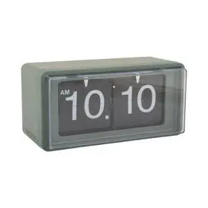 Present Time Karlsson Retro Boxed Flip Table or Wall Clock